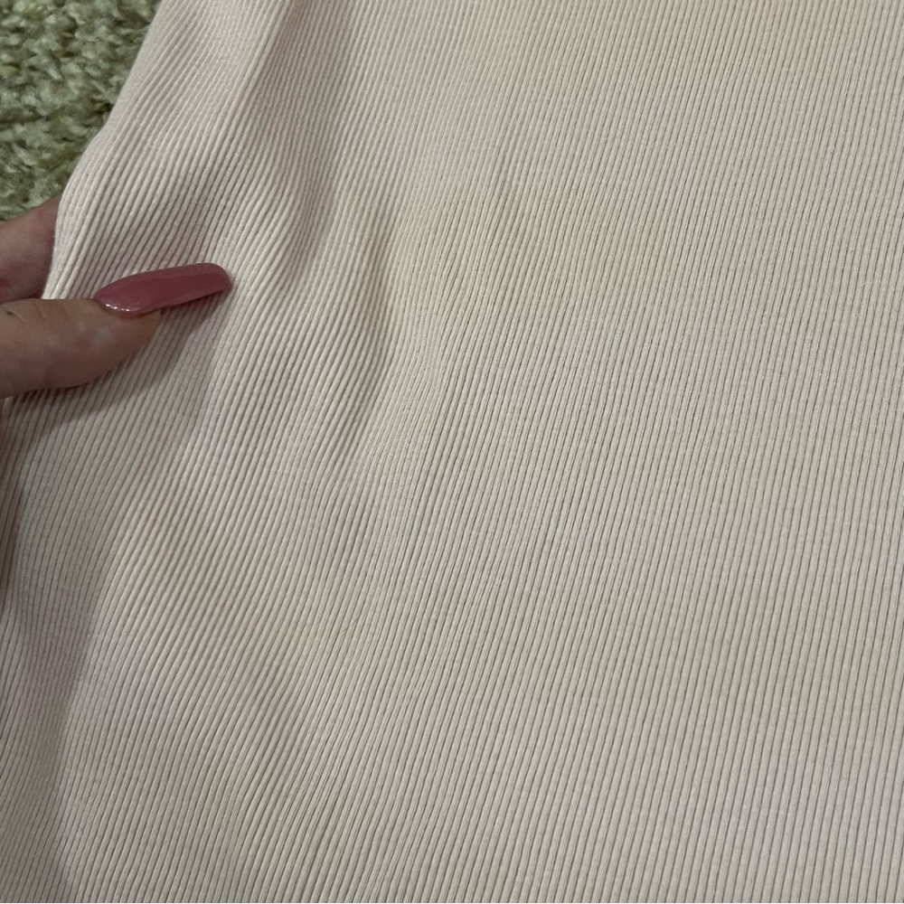 Vintage Y2K 2000s mcbling express pastel baby pink iridescent sequins tank top - Picture 7 of 8